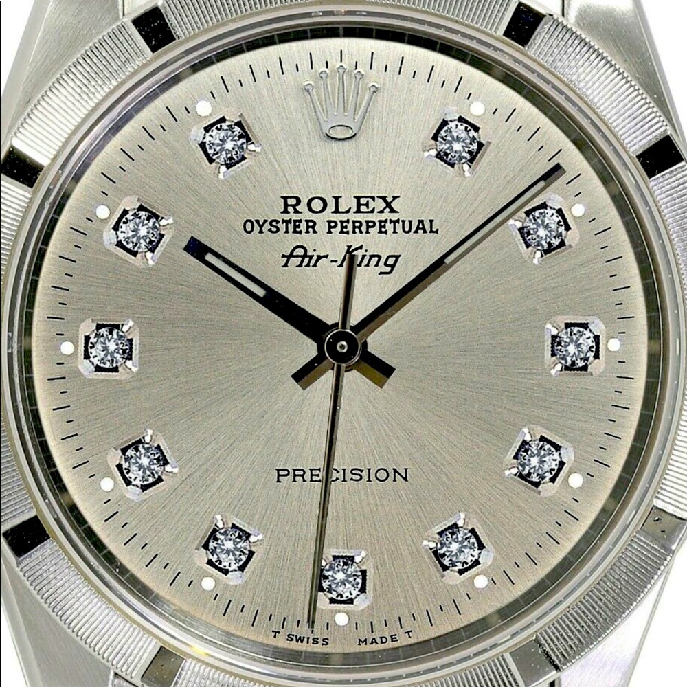 Rolex Air-king with diamonds
